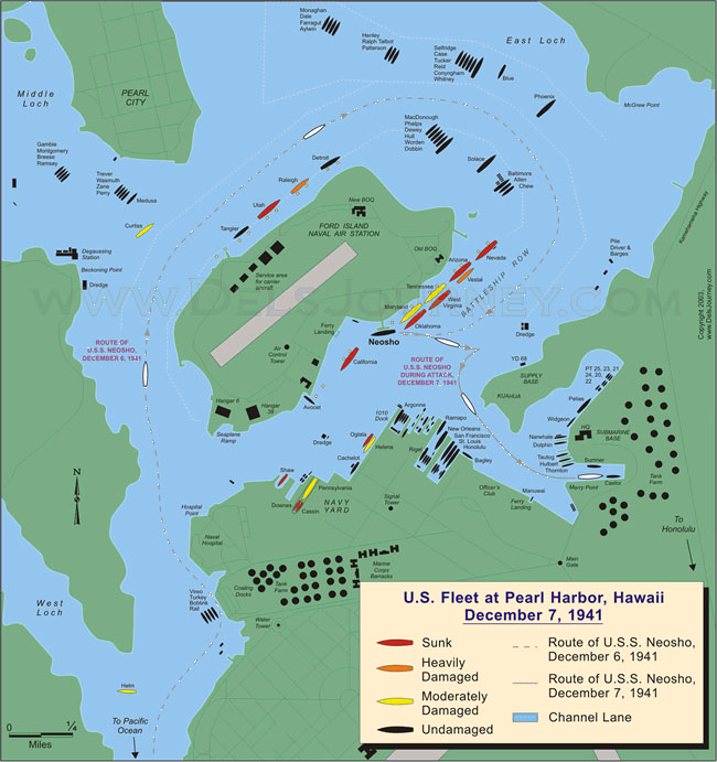 Pearl Harbor Map